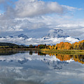 Oxbow Fall Panorama Photograph by Jeff Stoddart