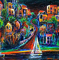 Perth by night Painting by Jeremy Holton