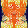 Phonix Rising Abstract Healing Art by Omashte