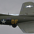 RAF Scampton 2017 - B-17 Flying Fortress Sally B Smoke Photograph by Scott Lyons