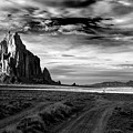 Shiprock Pinnacle Black and White Print
