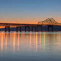 Tappan Zee Bridge after Sunset II