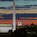Washington DC Landmarks at Sunrise I