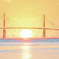 Sunshine Skyway Bridge Sunrise Expression Photograph by Steven Sparks