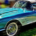 1959 Chevrolet Corvette Digital Art by David Manlove