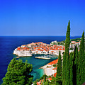 Croatia, Dalmatia, Dubrovnik, Mediterranean Sea, Adriatic Sea, Adriatic Coast, Historical Center And Old Harbor #3 by Johanna Huber