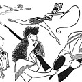 Annie Get Your Gun Drawing by Al Hirschfeld