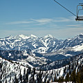 Baldy Chair Over The Wasatch Mountains