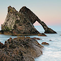 Bow Fiddle Rock Sunset - Port Knockie Photograph by Grant Glendinning