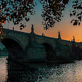Dawn On Charles Bridge Photograph by Owen Weber