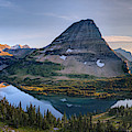 Hidden Lake Sunset Reflection Panorama Photograph by Adam Jewell