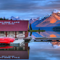 Maligne Lake Sunset Spectacular Photograph by Adam Jewell