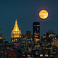NY Life Building Full Moon