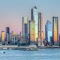 NYC Hudson Yards Development at Sunset I by Clarence Holmes