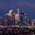 Panoramic Los Angeles at Night Photograph by Kelley King