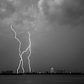 Sand Key Lightning by Joe Leone