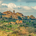 Tuscan Hill Town Photograph by Marcy Wielfaert