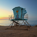 Lifeguard Tower at Sunrise