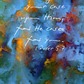1 Peter 5 7. He Cares For You- Christian Art Inspiration Scripture Gift by Mark Lawrence