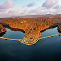 Aerial view of Cheat Lake Park near Morgantown WV #5 Photograph by Steven Heap