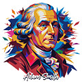 Adam Smith #2 in WPAP Pop Art by Vector Artnesia
