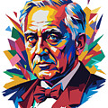 Alexander Fleming 2 WPAP Pop Art by Vector Artnesia