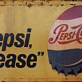 anique pepsi cola sign