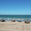 Basket Boats on the Beach