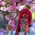 Blossom girl with red hair 
