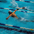 Breast Stroke Swimmer by Gary Arnold