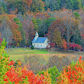 Cades Cove Methodist Church Autumn