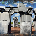 Carhenge in Alliance Nebraska - Artistic by Kelley King