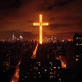Christ Over The City 1