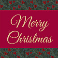 Holly Berry Christmas by Snow Iris Studio