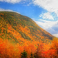 Crawford Notch State Park Autumn Landscape by Dan Sproul