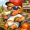 DJT Caricature #102A by Antonios Valamontes