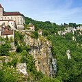 Europe, France, St Cirq Lapopie, historic clifftop village touri Photograph by Seeables Visual Arts