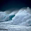 Exhilaration Rush  of Waves Hawaii by Debra Banks