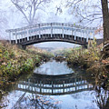 Foggy Foot Bridge by Greg Lane