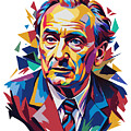 Francis Crick #1 WPAP Pop Art by Vector Artnesia