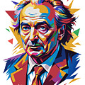 Francis Crick #2 WPAP Pop Art by Vector Artnesia