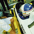 Alain Prost Pilots the Renault RE30