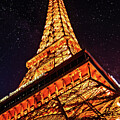 Glowing Eiffel Tower - Paris, Las Vegas