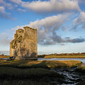 Golden Light on Carrigafoyle Castle by Mark Callanan