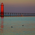 Grand Haven LIghthouse at Sunrise