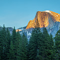 Half dome sunset