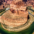 Horseshoe Bend, Colorado River Summer by Dawn Richards