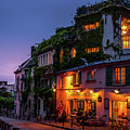 La Maison Rose At Night by Serge Ramelli
