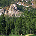 Mammoth Rock Landmark, Sierra Star Golf, Ninth Hole