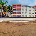 Manzanillo Beach Panorama by Tommy Farnsworth